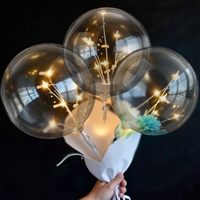 50 pièces clair 24 pouces Bobo ballons en vrac Jumbo farce bulles ballons pour noël mariage fête décor intérieur extérieur décoration