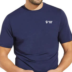 Conjunto de camiseta y pantalones cortos de algodón de estilo sencillo único para hombre, conjunto informal de camiseta y pantalones cortos con cordón para hombre - Product Image 3