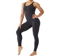 Combinaison de sport respirante à séchage rapide pour femme, extensible dans quatre directions, en Spandex/Nylon écologique, avec coussinets amovibles et dos croisé