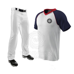 Uniformes de Béisbol Personalizados Transpirables de Talla Grande, 100% Algodón, Ropa de Equipo para Hombre Adulto, Nueva Llegada - Product Image 1