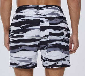 Shorts de bain décontractés pour hommes, séchage rapide, imprimés par sublimation, fabriqués en usine BSCI - Product Image 3
