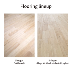 Suelo de Madera Maciza Laminada Resistente, Ligera y Duradera, Estilo Shingon, Natural y Ecológica - Product Image 6