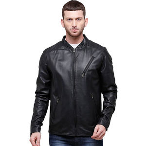 Veste en cuir pour homme de qualité supérieure, logo personnalisé, vêtements, vêtements, budget abordable, cuir véritable, vestes pour homme - Product Image 1