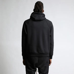 Sweat à capuche en molleton de coton épais unisexe sérigraphié de logo personnalisé Sweat à capuche respirant à séchage rapide pour hommes vêtements brodés personnalisés - Product Image 3