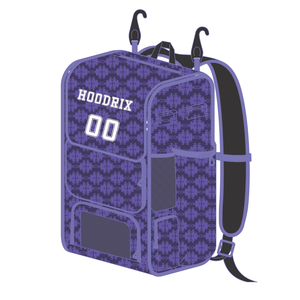 Wholesale Custom Baseball Bag Manufacturer Large Capacity Baseball <b>Backpack</b> with Velcro Patch Waterproof <b>Rolling</b> Equipment Bag - Product Image 3