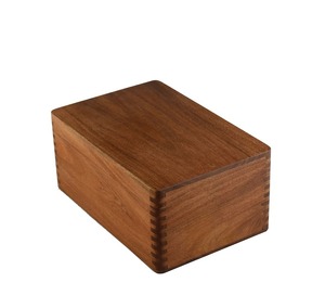 Reloj de madera hecho a mano India ACACIA y caja de almacenamiento de ajedrez pulido con estilo Love - Product Image 2