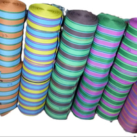 Tissus personnalisés en polypropylène 100 % recyclé, techniques de tissage non tissé, motifs personnalisés, écologiques, 160-230 g/m², rayures, tissus sur mesure
