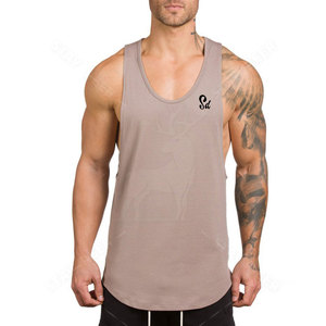 เสื้อแขนกุดออกกำลังกายระบายอากาศได้ดีของผู้ชายเสื้อเล่นกีฬาแขนกุดออกแบบโลโก้ได้ตามต้องการ - Product Image 5