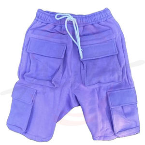 Streetwear tendance de haute qualité, short cargo en coton à séchage rapide et long avec cordon de serrage pour hommes, short cargo en polaire - Product Image 6