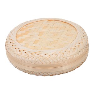 Tienphong Wholesale Handwoven Bamboo <b>Basket</b> Desktop Bamboo Organizer Storage <b>Basket</b> Holder Home Organizer With Lid - Product Image 1