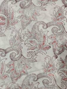 Indian Handmade Embroidery Fabric Breathable Cotton with Floral Prints Knitted for <b>Suits</b> Dresses and <b>Skirts</b> - Product Image 4