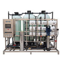 Nouvelle machine à eau purifiée par osmose inverse 3000 LPH, système d'osmose inverse, pompe, 1 an de contrôle PLC, nettoyage automatique/manuel, entreprise, ferme, logement