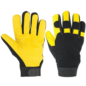 Guantes de Seguridad de Cuero para Mecánicos, Transpirables, Estilo Sencillo, para Uso Diario en Exteriores, para las Cuatro Estaciones, con Pantalla Táctil, Hechos en Pakistán, al Mejor Precio - Product Image 1