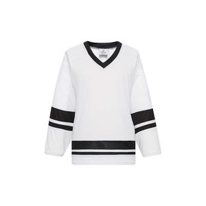 Série été, maillot d'entraînement de hockey sur glace 100% polyester, nom de l'équipe sur le devant, logo, découpe automatisée, séchage rapide, service OEM disponible - Product Image 6