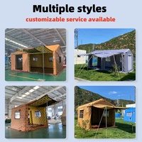 Tente gonflable de camping d'hiver arabe personnalisée la plus populaire arabe saoudien 4*4 tente extérieure imperméable de maison de désert tente d'air