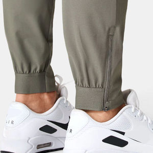 Wholesale Custom Logo Men's Lightweight Nylon Spandex Stretch Mid Waist Embroidered Breathable Quick-Dry <b>Skinny</b> Fit <b>Golf</b> Pants - Product Image 6