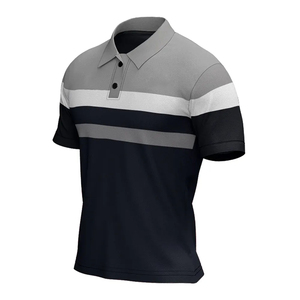 เสื้อโปโลผู้ชายแบบสั่งทำแขนสั้นแห้งเร็วมีสีตามสั่ง - Product Image 5