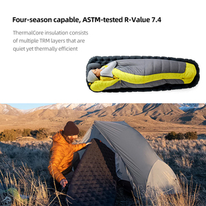 <span class=keywords><strong>Matelas</strong></span> de couchage gonflable <span class=keywords><strong>ultra</strong></span> <span class=keywords><strong>léger</strong></span> HOMFUL pour le camping en plein air en hiver - Product Image 6