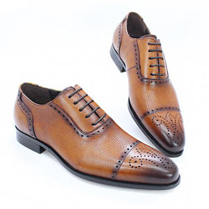 Zapatos de cuero para hombre al por mayor, tallas grandes 38-48, calzado formal y casual, cómodo y de ajuste ancho para el mercado europeo y americano. - Product Image 3