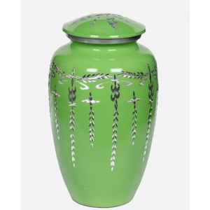 Classique grand adulte argent gravé crémation urne artisanale mémorial cendres enterrement Style américain fournitures funéraires - Product Image 3