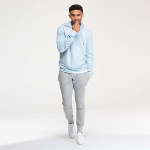 เสื้อฮู้ดผู้ชายผ้าฟลีซคอตตอนสำหรับฤดูหนาว ออกแบบ OEM ตามสั่ง พิมพ์โลโก้ด้วยเทคนิคซับลิเมชั่น คุณภาพสูง ระบายความชื้นได้ดี - Product Image 4