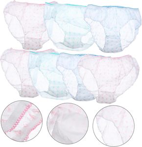 ชุดชั้นในสตรีผ้าใยสังเคราะห์100ชิ้นกางเกงชั้นในหลังคลอดแบบใช้แล้วทิ้งเป็นมิตรกับผิวนุ่มระบายอากาศ - Product Image 1