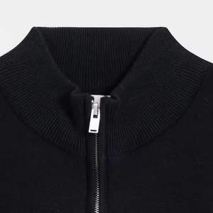 T-shirt d'été formel pour homme de haute qualité, en piqué 100 % coton tricoté, avec logo personnalisé, manches courtes, fermeture éclair, séchage rapide et respirant - Product Image 6