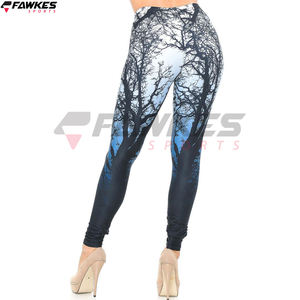 Wholesale Customized <b>leggings</b> for Women's Sublimation Print High Quality Waist Fitness Wear Tights <b>Leggings</b> - Product Image 3