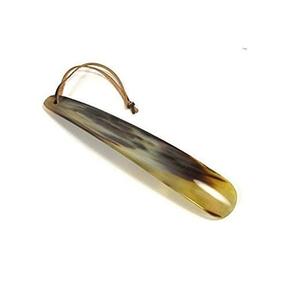 Corne à chaussures de buffle faite à la main de haute qualité de haute qualité avec suspension en cuir pour le port de chaussures klaxon de chaussure pour la vente la plus chaude - Product Image 5