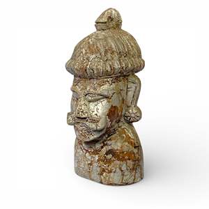 Handcrafted Wooden <b>Head</b> Rustic Design <b>Style</b> - Product Image 1