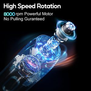 Tondeuse à poils de nez électrique rechargeable pour hommes et femmes, utilisation humide/sèche, lame en acier inoxydable portable, matériau plastique, pour utilisation en camping-car et en voiture - Product Image 6