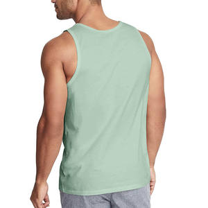 Derniers débardeurs tricotés personnalisés pour hommes Style décontracté avec tissu respirant à séchage rapide Logo personnalisé pour Gym Fitness Musculation - Product Image 6