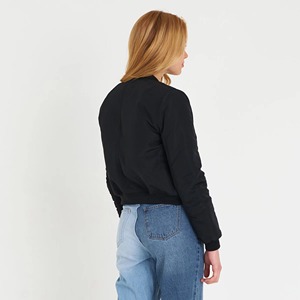Nylon <b>Lightweight</b> Women Bomber <b>Jacket</b> Custom Streetwear Fashion Outerwear OEM Factory Manufacturer Supplier - Product Image 4