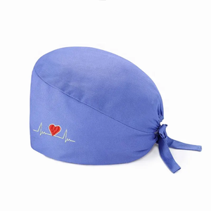 Chapeaux de gommage médicaux de qualité pour les infirmières, les chirurgiens et les professionnels hospitaliers avec un tissu en coton confortable - Product Image 5