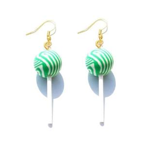 Boucles d'oreilles rondes simples Boucles d'oreilles pendantes Boucles d'oreilles en acrylique pour femmes - Product Image 3