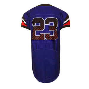 Camiseta de fútbol americano personalizada de fábrica para mujer, ropa de calle de malla de poliéster de talla grande, camiseta recortada, ropa de fútbol americano - Product Image 2