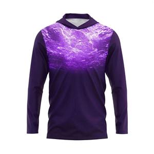 Hood Fishing Shirts UPF 50+ Jersey Anti-UV Yacht Sea Fish Hoodies Lightweight <b>Long</b> <b>Sleeve</b> WITH Custom Mask EASY TO WASH AND WEAR - Product Image 1