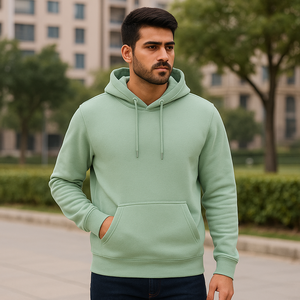 Sudaderas con capucha unisex para hombre, 100% algodón, invierno, sublimación personalizada, colección de otoño en blanco impresa - Product Image 3