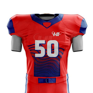 Uniforme de Fútbol Americano Más Vendido a Precio Económico, Tela de Poliéster, Logotipo Personalizado, Transpirable, Alta Calidad, Servicio OEM para Venta en Línea - Product Image 3