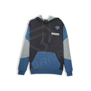 เสื้อฮู้ดแบบสวมหัวของผู้ชายผ้าคอตตอน100% กันน้ำได้เสื้อผ้าฤดูหนาวที่อบอุ่นแบบลำลองออกแบบแบรนด์ได้ตามต้องการ - Product Image 1