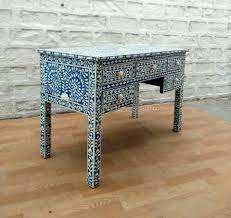 Cofre de cajón con incrustaciones de hueso para madre de perla, mueble lateral de 4 cajones de tamaño personalizado, en venta - Product Image 6