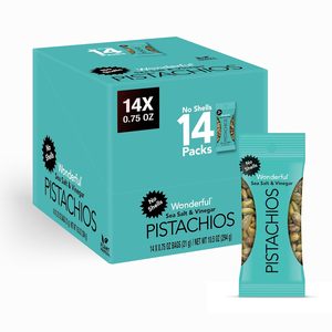Wonderful Pistachios No Shells, Sea Salt & Vinegar <b>Nuts</b>, 0.75 Ounce Bags (Pack of 14) - Product Image 3