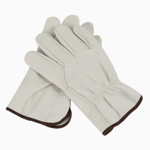 Guantes de cuero para Conductor de piel de oveja antigolpes para hombres y mujeres anticortes e ignífugos con características antideslizantes para conducir en el trabajo - Product Image 5