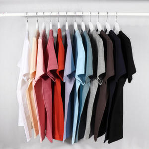 T-shirt décontracté pour homme, col rond, manches courtes, coupe classique, 100 % coton 230 g/m², écologique, respirant, uni - Product Image 2
