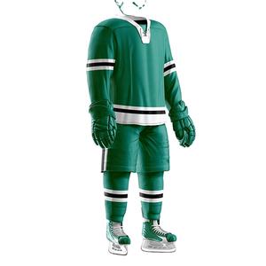 El más nuevo uniforme de hockey sobre hielo de gran venta con logotipo personalizado de 100% poliéster y para ropa informal uniformes deportivos de hockey sobre hielo - Product Image 1