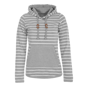 Hoodies For Women Color Block Casual Lightweight Quarter Zip Pullover Long Sleeve <b>Striped</b> Sweatshirts With Pockets - Product Image 1