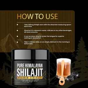 Résine de Shilajit Sauvage Brute, Extrait Herbal pour la Santé et la Vitalité Masculine, 100% Pur Naturel, Qualité Pharmaceutique, Vente en Gros - Product Image 4
