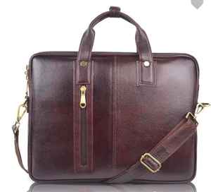 Shrekha Creations 2025 Latest Creations Custom Vintage Genuine Leather <b>Laptop</b> Briefcase Wholesale Business Bag <b>Laptop</b> <b>Covers</b> - Product Image 6