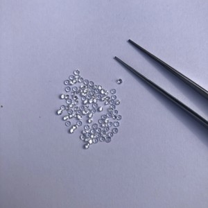 Pierres précieuses rondes à facettes en quartz blanc naturel de 2.75mm aux prix d'usine en gros Pierres pour la fabrication de bijoux Dernier produit - Product Image 1