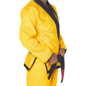 Uniforme Clásico de BJJ para Artes Marciales, Kimono de Jiu Jitsu, Traje de Entrenamiento Elástico para Adultos, Poliéster/Algodón de Alta Calidad, Logotipo Frontal - Product Image 3